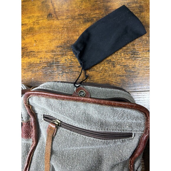 Aran Woollen Men’s  Crossbody Canvas & Leather Bag Camera Hiking Satchel*READ - Picture 6 of 7
